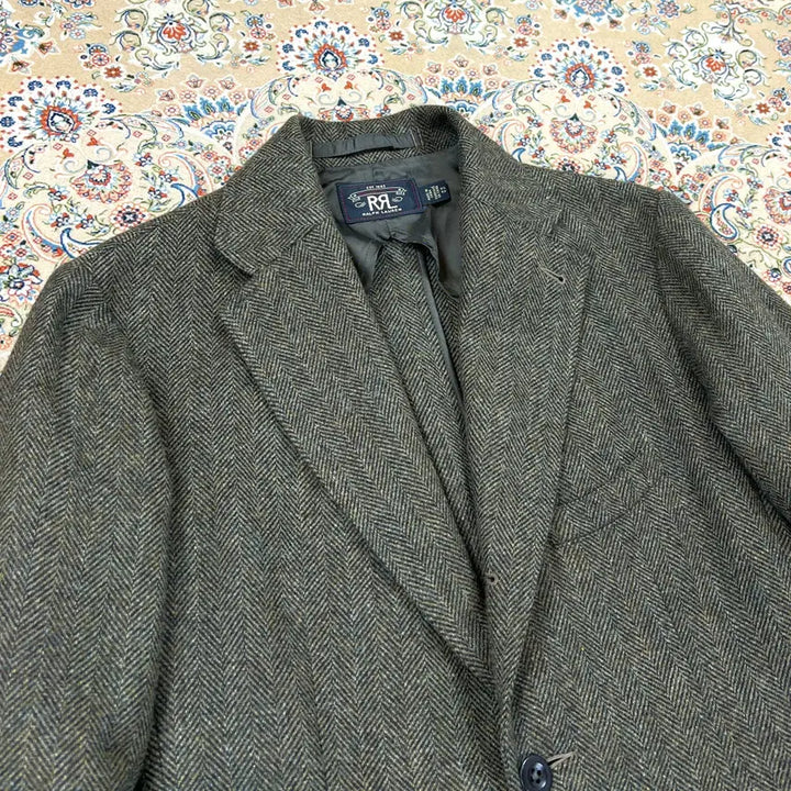[BUNJANG] RRL Herringbone Western Style Unconstructed 2-Piece Suit / [A+등급 95] RRL 더블알엘 헤링본 웨스턴스타일 언컨스트럭티드2피스