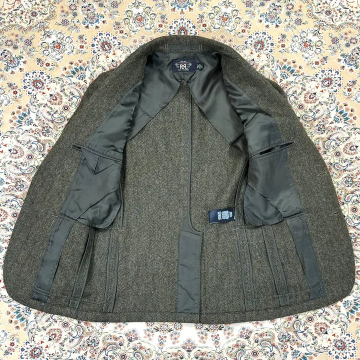 [BUNJANG] RRL Herringbone Western Style Unconstructed 2-Piece Suit / [A+등급 95] RRL 더블알엘 헤링본 웨스턴스타일 언컨스트럭티드2피스