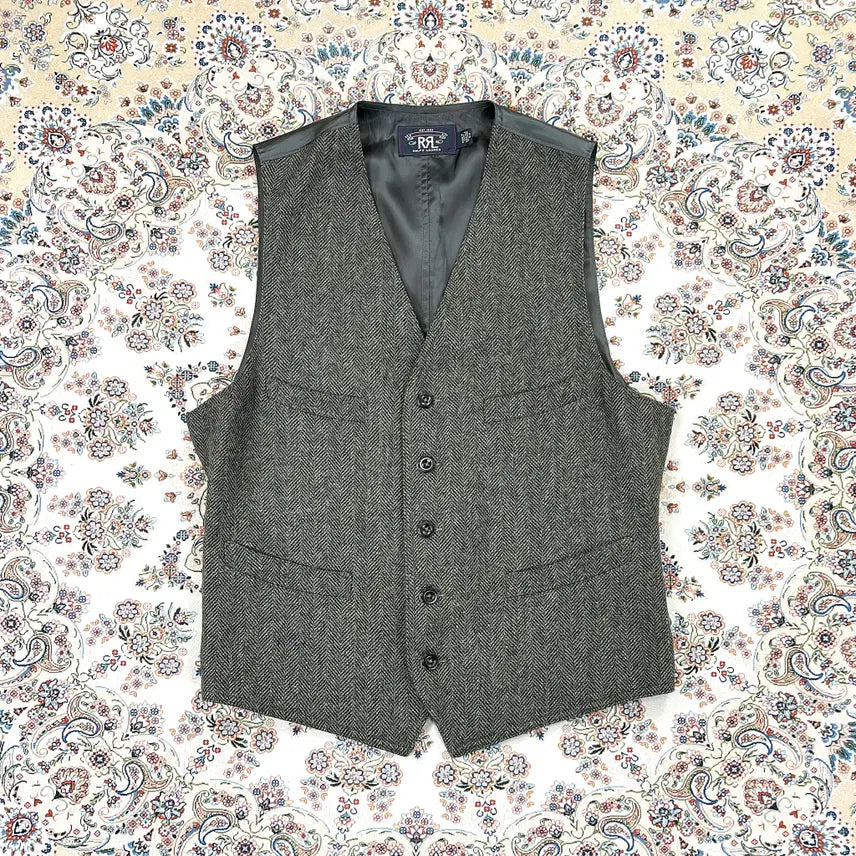 [BUNJANG] RRL Herringbone Western Style Unconstructed 2-Piece Suit / [A+등급 95] RRL 더블알엘 헤링본 웨스턴스타일 언컨스트럭티드2피스