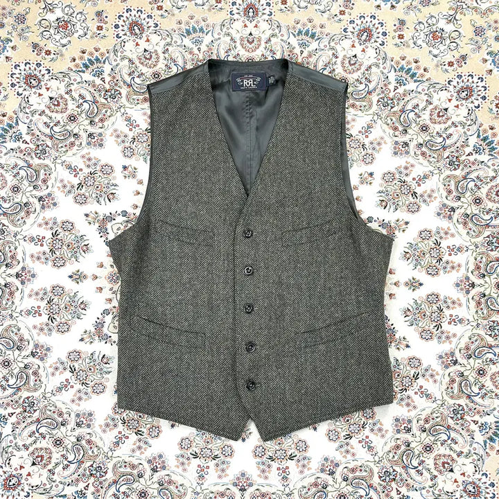 [BUNJANG] RRL Herringbone Western Style Unconstructed 2-Piece Suit / [A+등급 95] RRL 더블알엘 헤링본 웨스턴스타일 언컨스트럭티드2피스