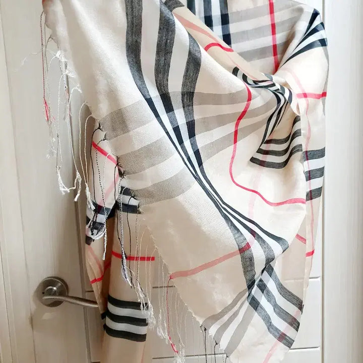 [BUNJANG] Classic Check Scarf / 머플러 (여성용) 클래식.체크 (스카프.숄)