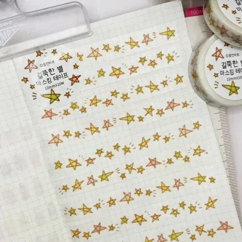 [BUNJANG] Mongjin Art Washi Tape Set / 몽진아트 마테 3종