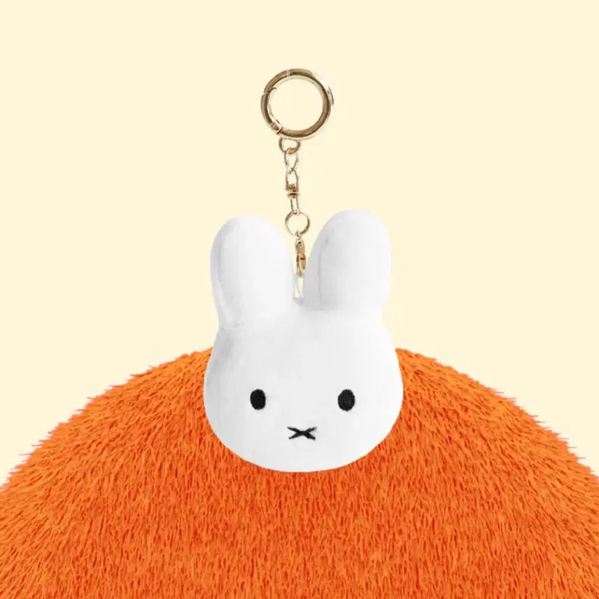 [BUNJANG] Miffy Face Mochi Doll Keychain White / 새상품) 미피 얼굴 모찌 인형 키링 화이트