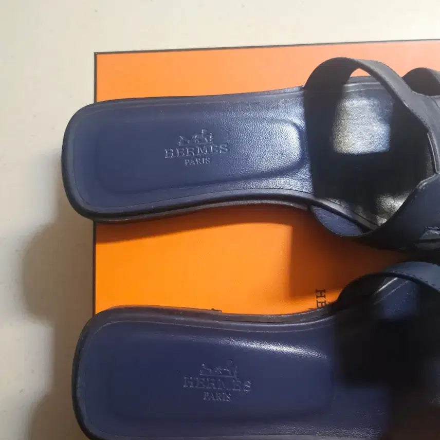 [BUNJANG] Hermès Oran Sandals Navy / [36.5]에르메스 오란 샌들 네이비