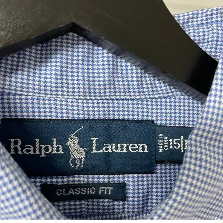 [BUNJANG] Polo Ralph Lauren Blue Checkered Shirt / 폴로 랄프로렌 블루셔츠