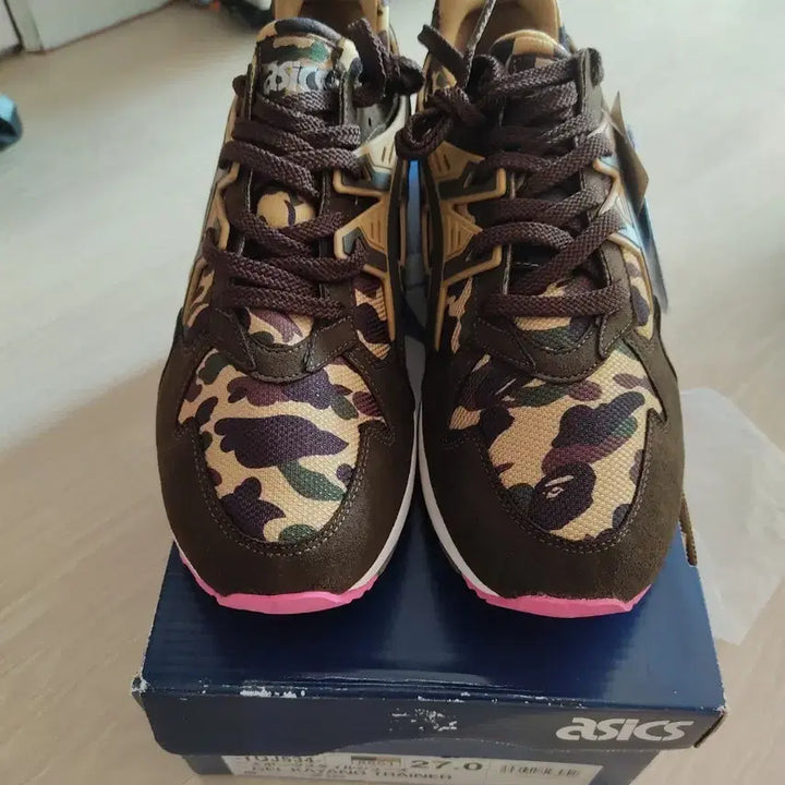 [BUNJANG] BAPE Asics Gel-Kayano Camo Sneakers / 베이프 아식스 젤카야노 카모 270 새제품