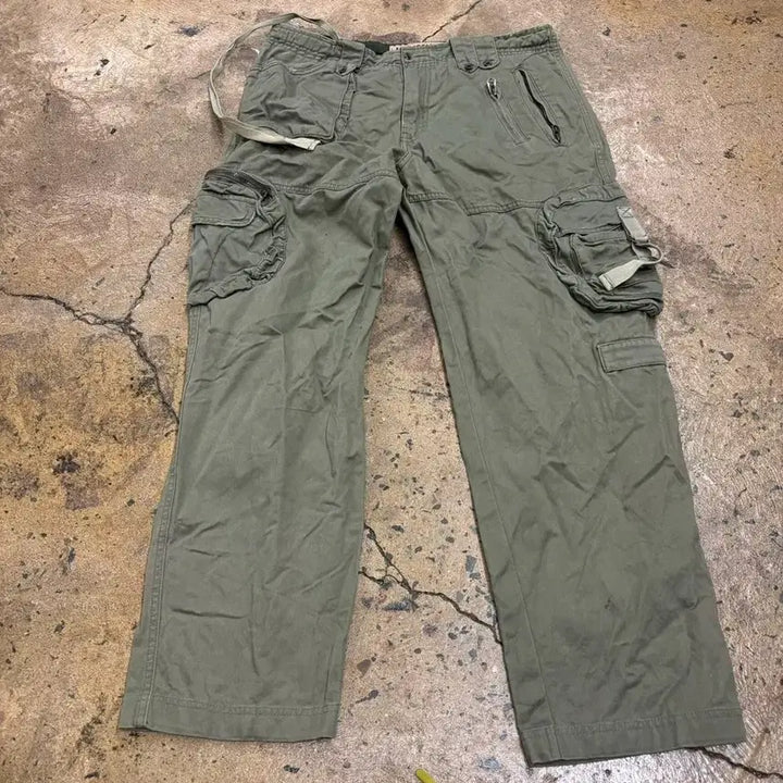 [BUNJANG] Abercrombie & Fitch Khaki Cargo Pants / [정품/30] 아베크롬비 카키색 카고 바지