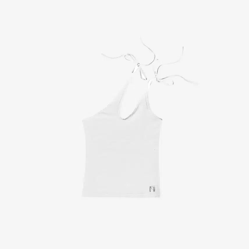 [BUNJANG] New Erlin Sleeveless Layered Top White / 새상품 뉴얼린 스트링 슬리브리스 레이어드 탑 화이트