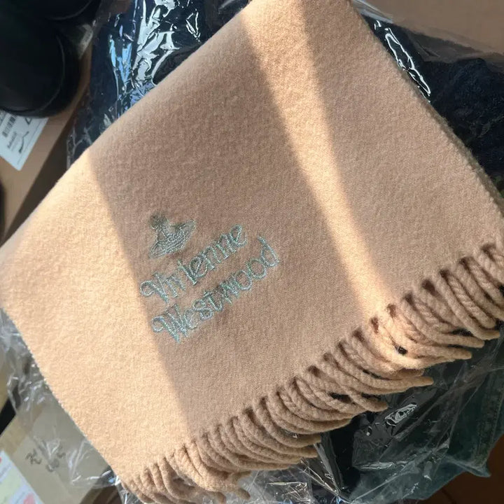 [BUNJANG] Vivienne Westwood Beige Camel Scarf / 비비안웨스트우드 머플러 베이지 카멜 / 목도리