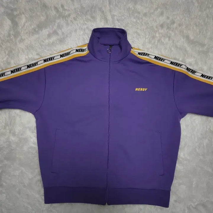 [BUNJANG] NERDY Purple Track Top Set / 널디 퍼플 트랙탑 세트