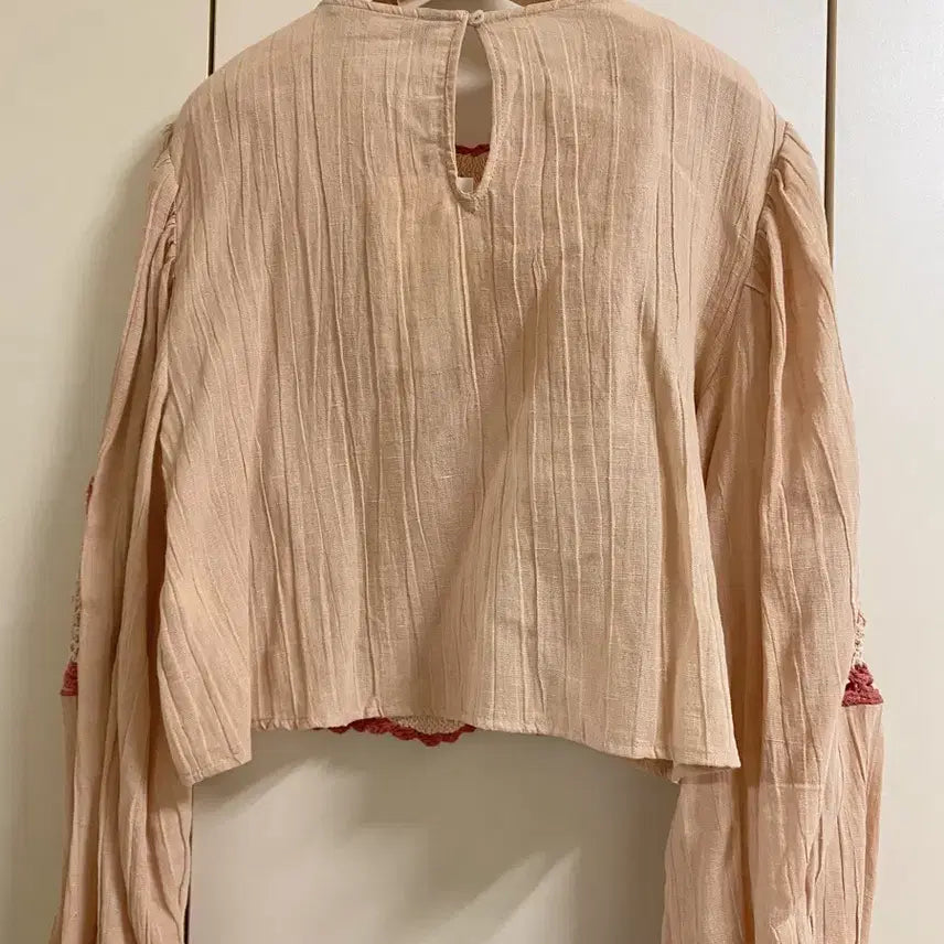 [BUNJANG] Zara S Crocheted Blouse / 자라 택있는 새상품 크로셰 블라우스, 에스닉 블라우스 s사이즈