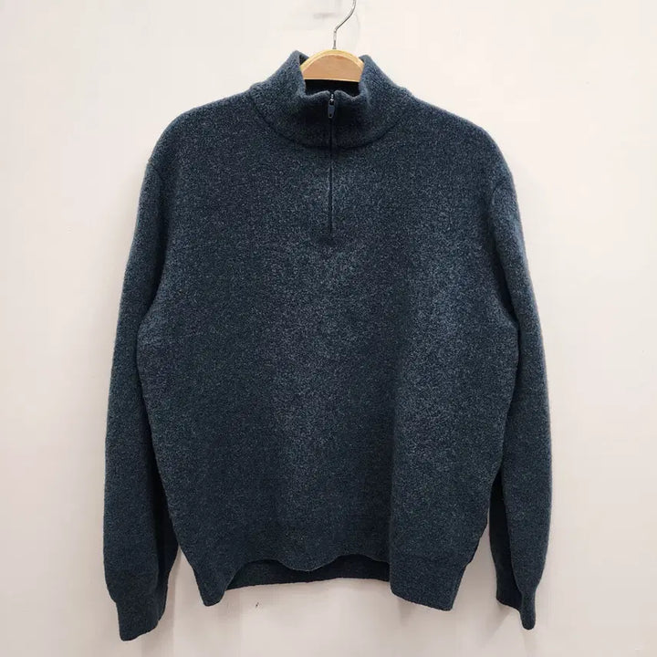 [BUNJANG] Time Women's Knit Half-Zip Top 105 Size / 타임 여성 니트 반집업 105사이즈