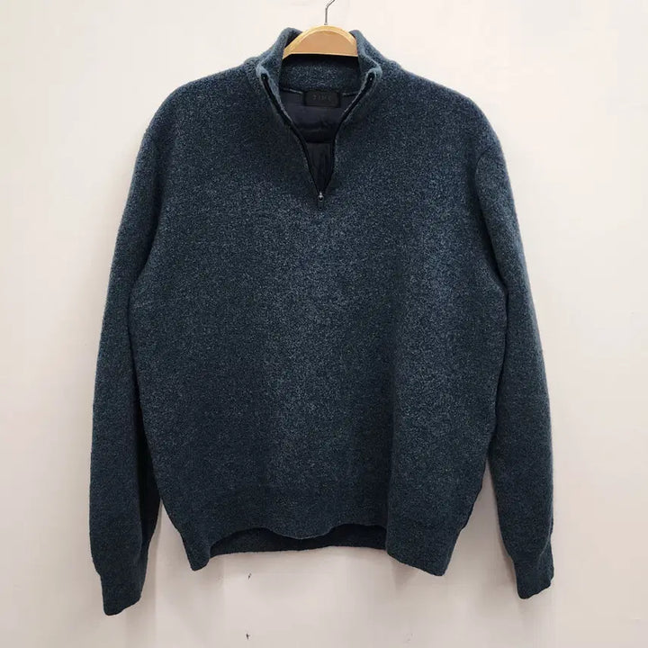 [BUNJANG] Time Women's Knit Half-Zip Top 105 Size / 타임 여성 니트 반집업 105사이즈