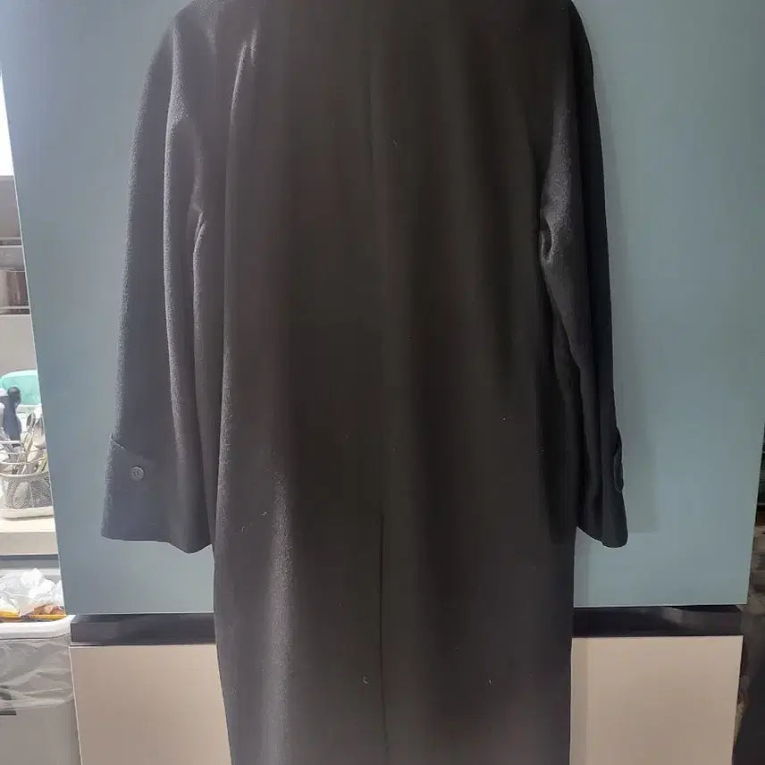 [BUNJANG] Daks Cashmere 100% Black Long Coat / 닥스 캐시미어100% 검정롱코트