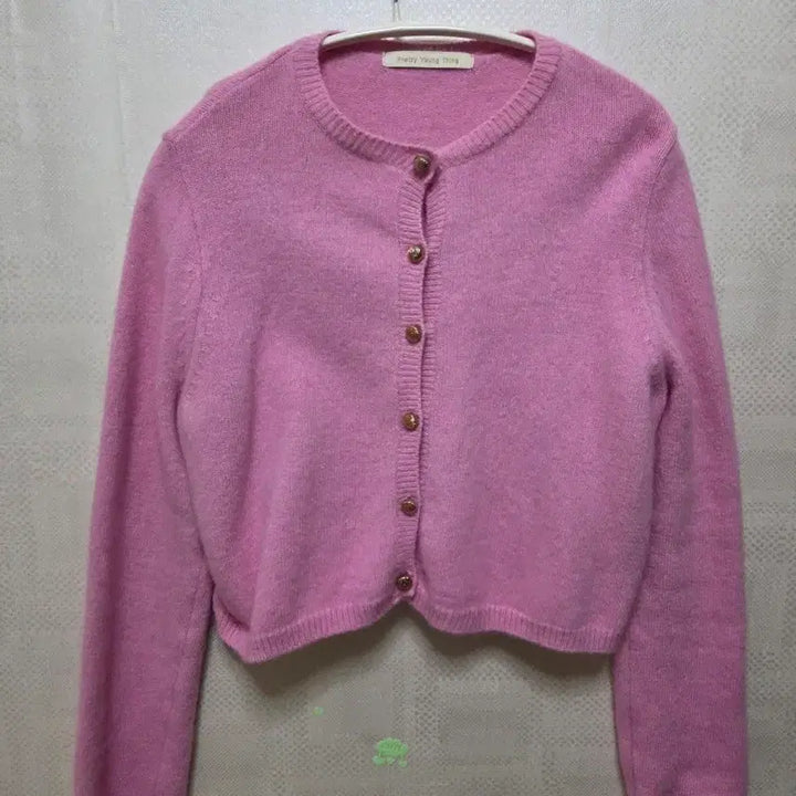[BUNJANG] Pretty Young Thing Pink Cardigan / 프리티영띵 가디건