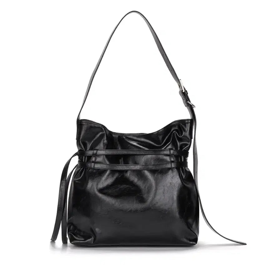 [BUNJANG] Mint Condition Matteongkim Double Belted Strap Big Bag / 상태최상 - 마뗑킴 더블 벨티드 스트랩 빅 백