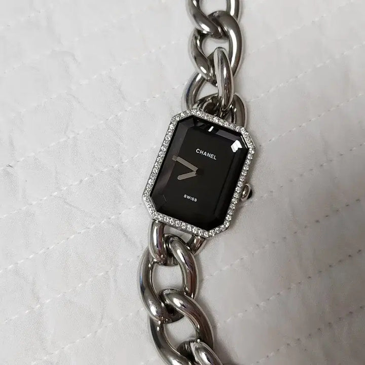 [BUNJANG] Chanel Premiere Steel Diamond Large / 샤넬 프리미에르 스틸 다이아 라지