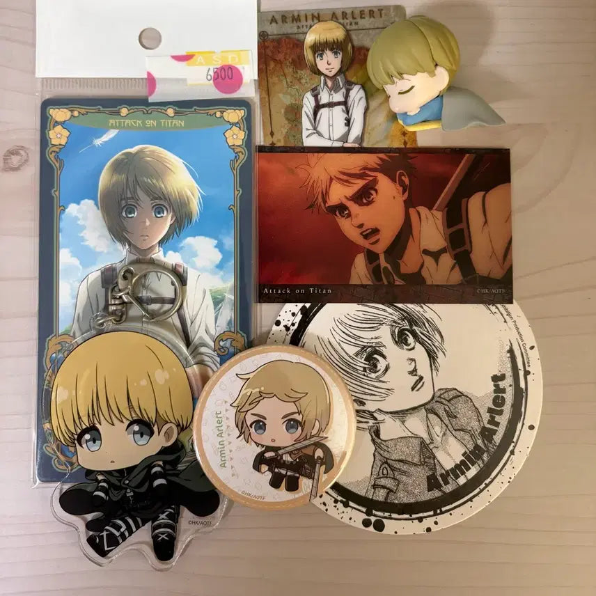 [BUNJANG] Armin Bundle Set Can Badge, Arcana Coaster, and Stickers / 아르민 굿즈 일괄 캔뱃지아르카나코스터스티커 등