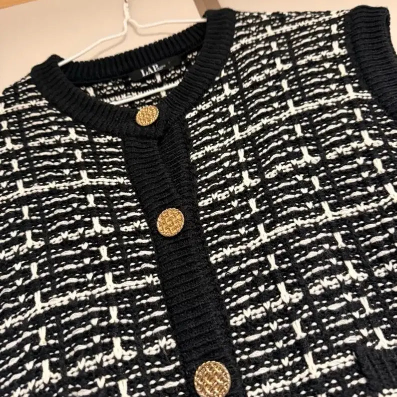 [BUNJANG] LAP Knit Vest / LAP 브랜드 니트 예쁜 조끼 445566 사이즈 정도