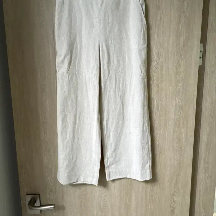 [BUNJANG] UNIT 베이지 , 연분홍 와이드 팬츠 S 일괄 / UNIT 베이지 , 연분홍 와이드 팬츠 S 일괄