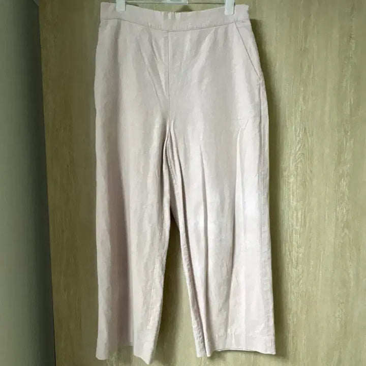 [BUNJANG] UNIT 베이지 , 연분홍 와이드 팬츠 S 일괄 / UNIT 베이지 , 연분홍 와이드 팬츠 S 일괄