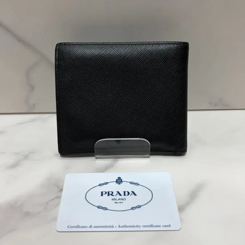 [BUNJANG] Prada Saffiano Bi-fold Wallet / [정품] 프라다 사피아노 투톤 반지갑
