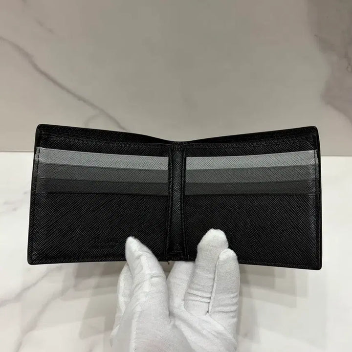 [BUNJANG] Prada Saffiano Bi-fold Wallet / [정품] 프라다 사피아노 투톤 반지갑