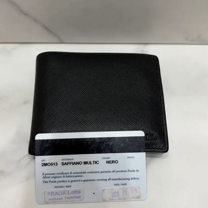 [BUNJANG] Prada Saffiano Bi-fold Wallet / [정품] 프라다 사피아노 투톤 반지갑