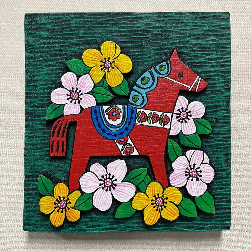 [BUNJANG] Engraving - Year of the Red Horse Artwork / 서각(붉은말의 해)-최종가격