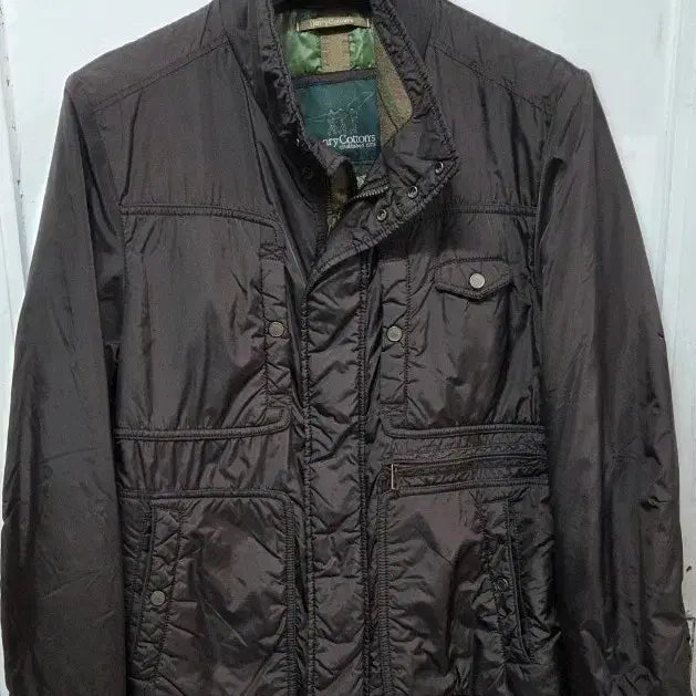 [BUNJANG] Henry Cotton Brown Padded Jacket / 헨리코튼 브라운 패딩 점퍼