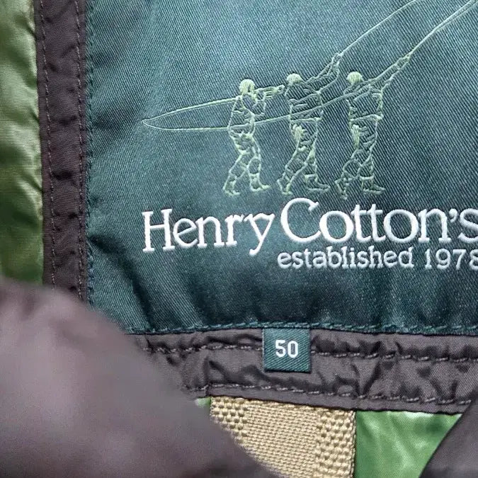 [BUNJANG] Henry Cotton Brown Padded Jacket / 헨리코튼 브라운 패딩 점퍼