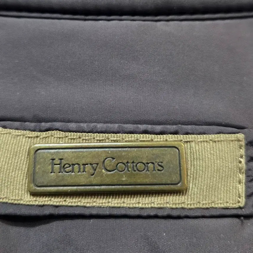 [BUNJANG] Henry Cotton Brown Padded Jacket / 헨리코튼 브라운 패딩 점퍼