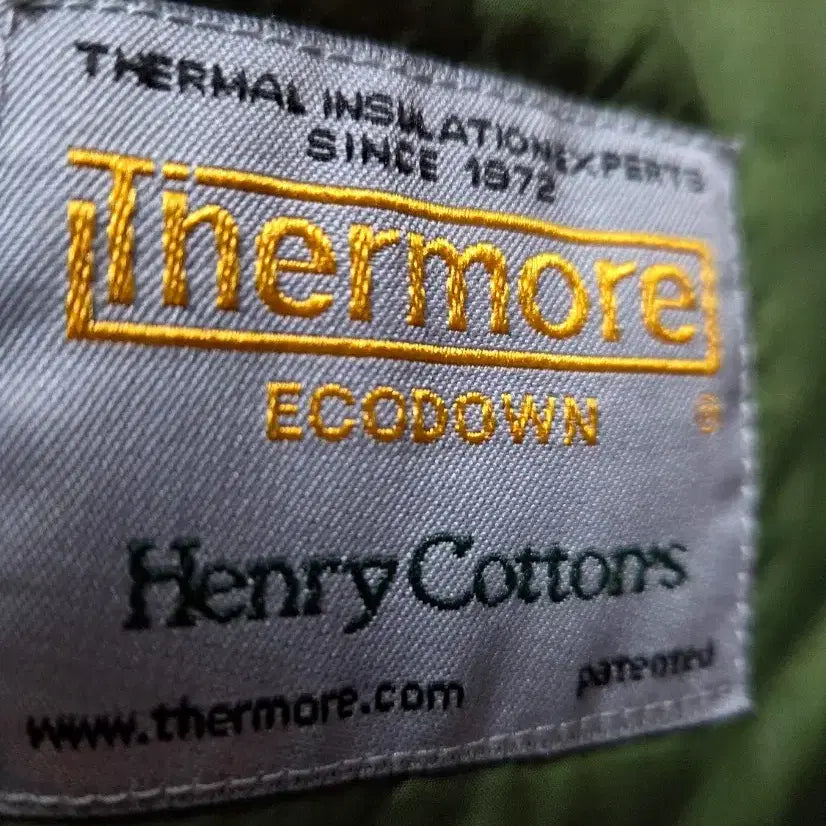 [BUNJANG] Henry Cotton Brown Padded Jacket / 헨리코튼 브라운 패딩 점퍼