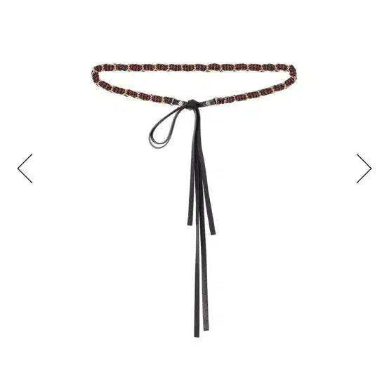 [BUNJANG] Number Project Wool Chain Belt / (새상품)넘버프로젝트 울 체인 벨트