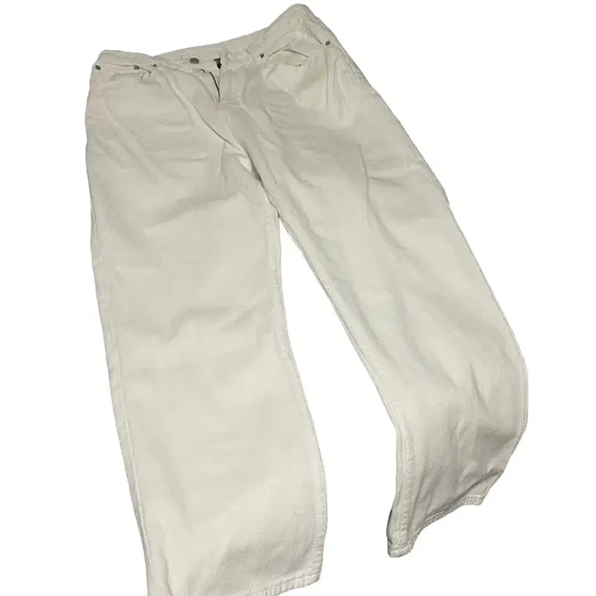 [BUNJANG] Trillion Denim Pants White XL / [트릴리온 데님팬츠 화이트] XL size