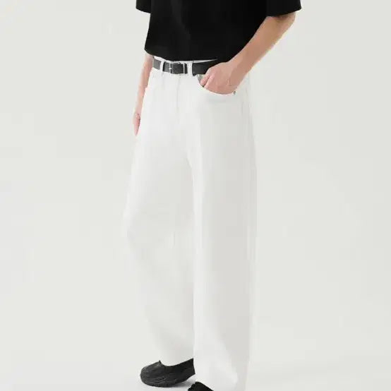 [BUNJANG] Trillion Denim Pants White XL / [트릴리온 데님팬츠 화이트] XL size