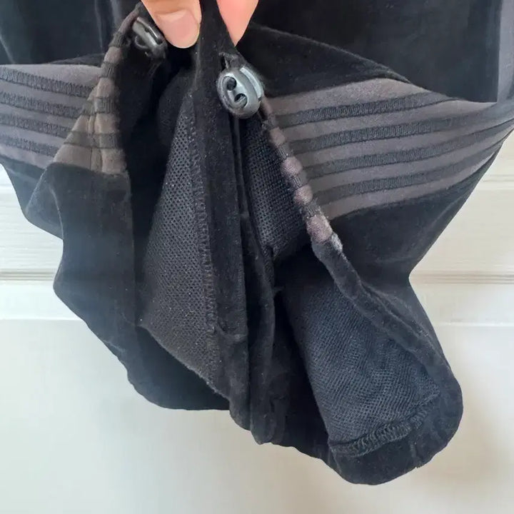 [BUNJANG] Polytelu Velour Track Pants / [2] 폴리테루 벨루어 트랙팬츠 4라인 블랙브라운