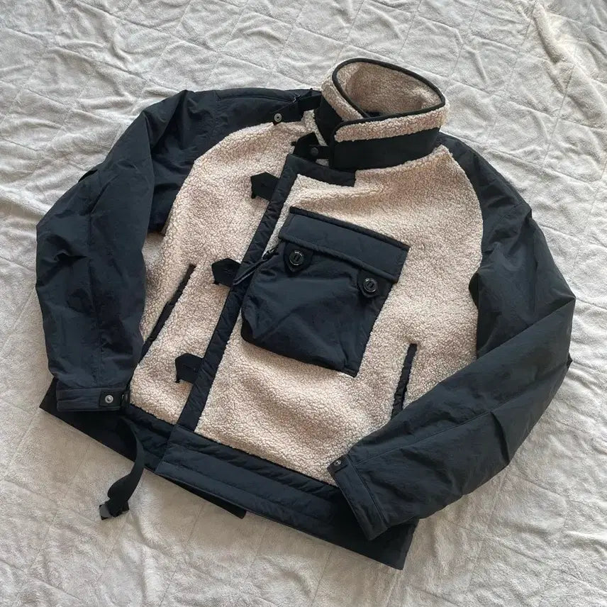 [BUNJANG] Eastlogue Motorcycle Jacket Fleece M / 25fw 이스트로그 모터사이클 자켓 점퍼 플리스 M 최신모델