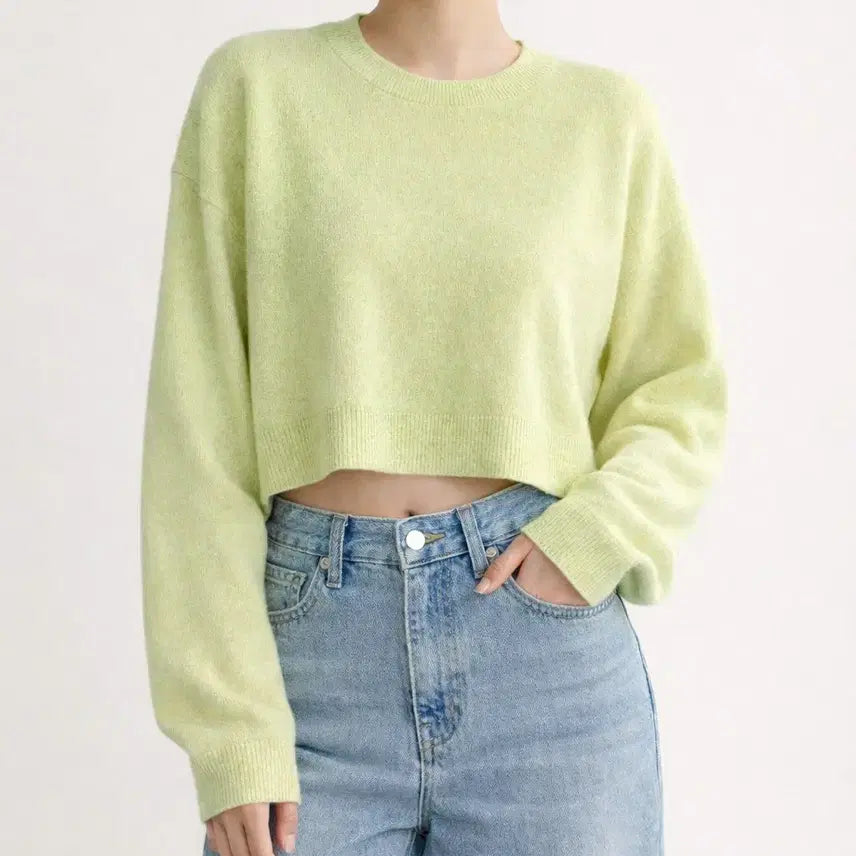 [BUNJANG] &Other Stories Knit Crop Top / 앤아더스토리즈 빈크롭 니트