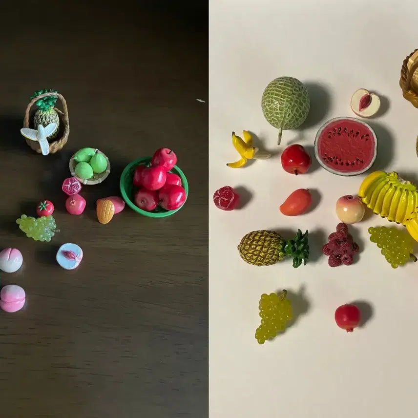 [BUNJANG] Sumikko Gurashi Fruit Market Miniature Set / 식완 미니어처 리멘트 과일 마켓 스밋코구라시