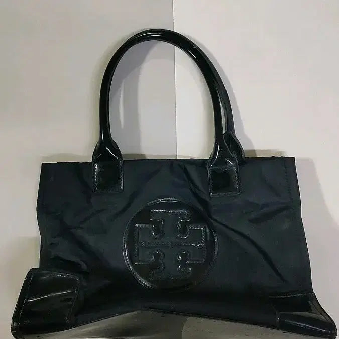 [BUNJANG] Tory Burch Nylon Tote Bag / 최종가격내림)토리버치 블랙 나이론 로고 토트백