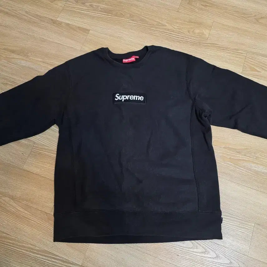 [BUNJANG] Supreme Box Logo Sweatshirt Black / (L)슈프림 박스 로고 맨투맨 블랙