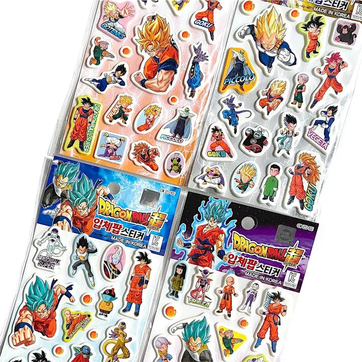 [BUNJANG] Dragon Ball Super 3D Pop Sticker / [고전문구] 드래곤볼 슈퍼 입체 팝 스티커