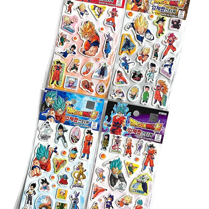 [BUNJANG] Dragon Ball Super 3D Pop Sticker / [고전문구] 드래곤볼 슈퍼 입체 팝 스티커