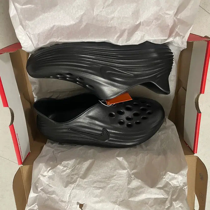 [BUNJANG] Nike ReactX Rejuvenate Triple Black Shoes / 나이키 리액트X 리주버네이트 트리플 블랙 290