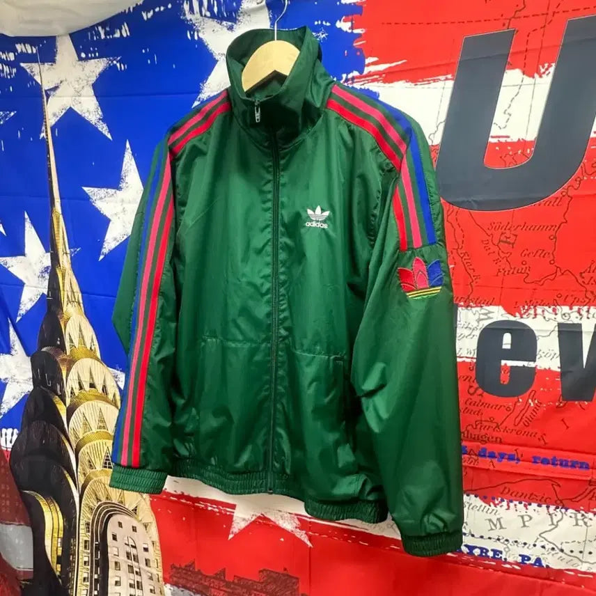 [SOLD OUT] s급 아디다스 레어템 오버핏 바켄바우어 트레이닝셋업 m95
