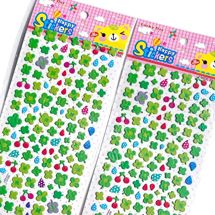 [BUNJANG] NCT Cherry Clover 3D Sticker / 네잎클로버 체리 입체 스티커