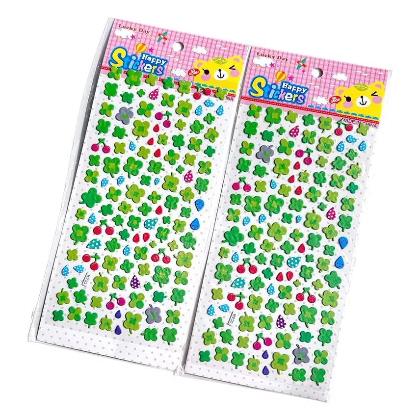 [BUNJANG] NCT Cherry Clover 3D Sticker / 네잎클로버 체리 입체 스티커