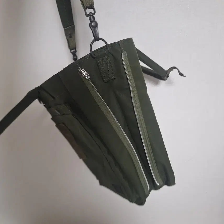 [BUNJANG] Porter Flying Ace 2-way Tote Bag / 포터 플라잉 에이스 2way 토트백 카키