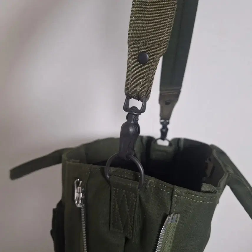 [BUNJANG] Porter Flying Ace 2-way Tote Bag / 포터 플라잉 에이스 2way 토트백 카키